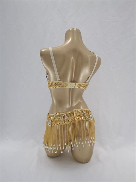 Halloween Costumes Hand Make Beaded Belly Dance Samba Costume Etsy