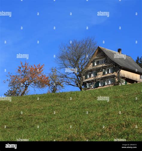 Old Chalet In The Swiss Alps Stock Photo Alamy