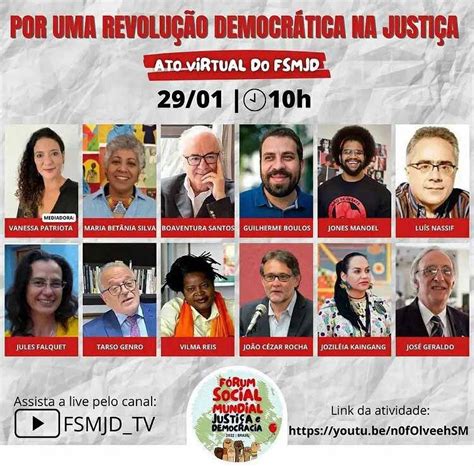 F Rum Social Mundial Justi A E Democracia Adiado Para Abril Inicia