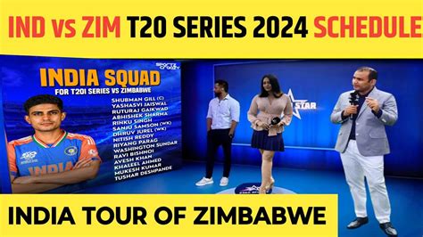 Ind Vs Zim T Series Ind Vs Zim Squad Ind Vs Zim