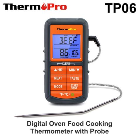 Jual THERMOPRO TP06 Digital Oven Food Cooking Thermometer With Probe