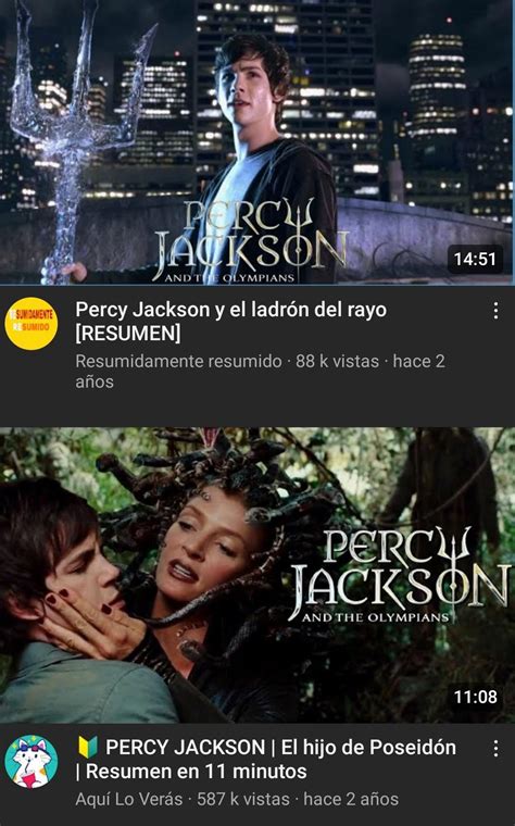 resumen de la película Percy jackson y el ladrón del rayo larga