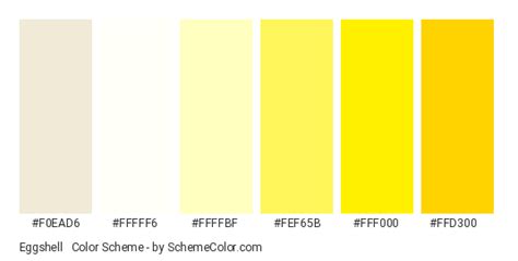 Eggshell & Yellow Yolk Color Scheme » Monochromatic » SchemeColor.com