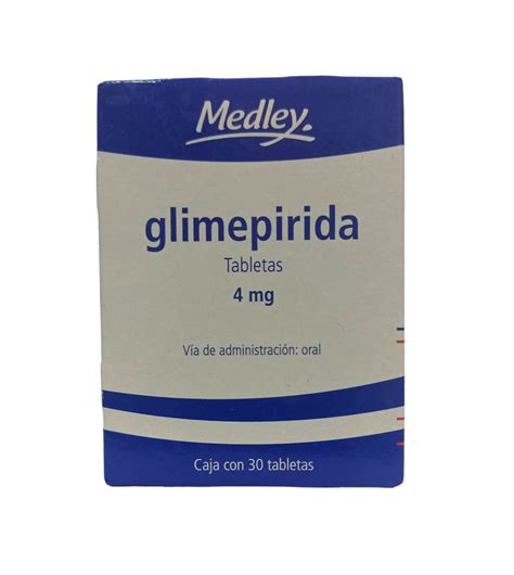 Glimepirida Mg Oral Tabletas