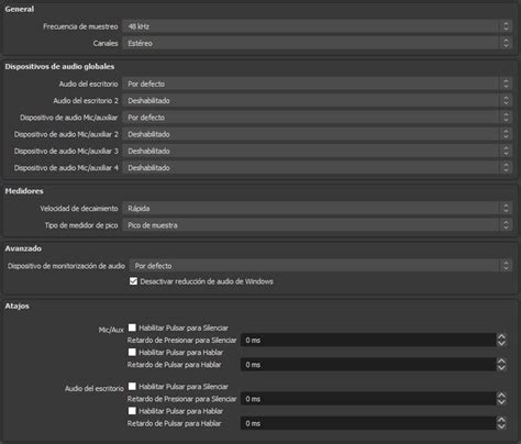 Configurar Audio En OBS Seosve