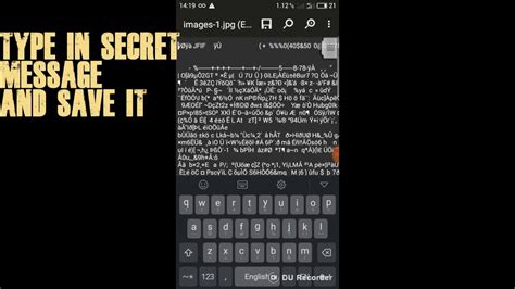 How To Encode A Message In An Image By An Android Phone TUTORIAL VIDEO