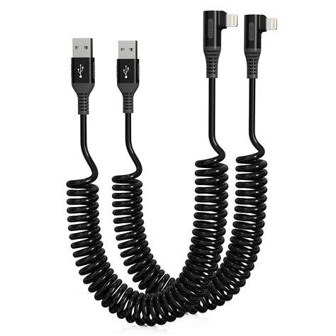 90 Degree Iphone Charger Cable For Apple Carplay Mfi Certified