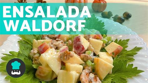 Cómo hacer ENSALADA WALDORF original Con apio y manzana YouTube