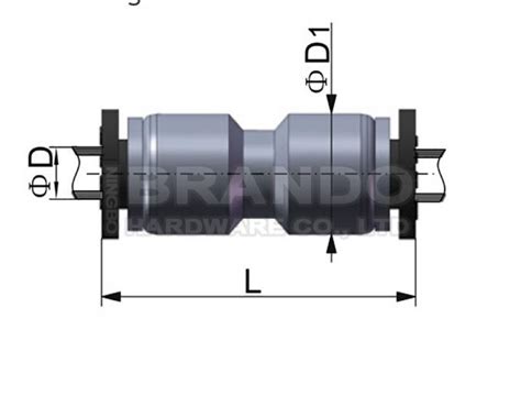 PZA Union Cross Pneumatic Hose Fittings Push To Quick Connect