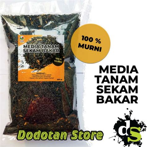 Jual MEDIA TANAM SEKAM BAKAR MURNI 250 GRAM Shopee Indonesia