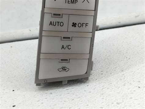 Toyota Avalon Ac Heater Rear Climate Control Temperature Oem