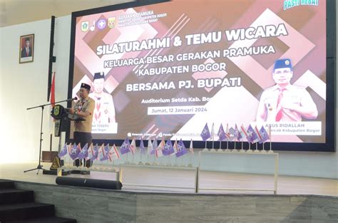 Pj Bupati Bogor Asmawa Tosepu Apresiasi Prestasi Gerakan Pramuka