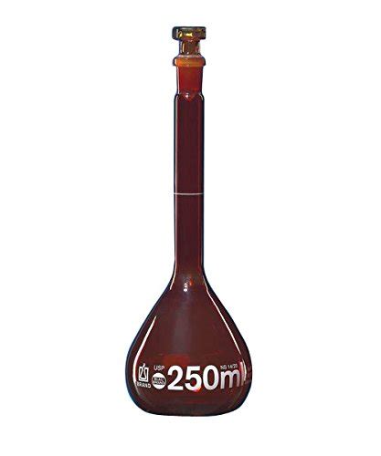 Buy Volumetric Flask USP BLAUBRAND Class A DE M Marking Amber