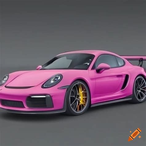 Pink Porsche Gt4 On Craiyon