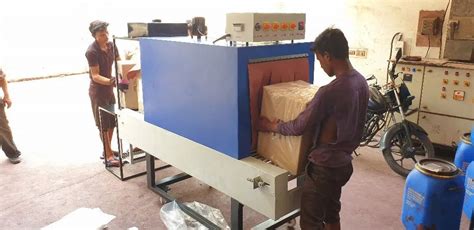 Mild Steel Plastic Heavy Duty Shrink Wrapping Machine LD Capacity 6