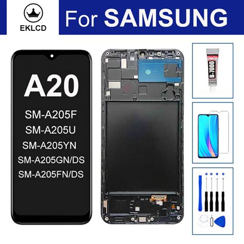 Lcd For Samsung Galaxy A20 A205 Sm A205f A205gn A205u Display Touch Screen Digitizer Assembly