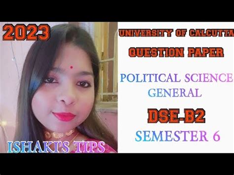 University Of Calcutta Question Paper Political Science General Dse B