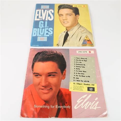 Ep Samt Lp Skivor Stycken Elvis Presley Vrigt Vrigt Auctionet