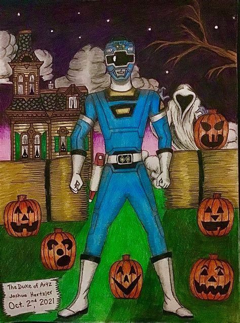 Justin Stewart the Blue Turbo Ranger by Hartzler35 on DeviantArt