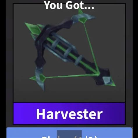 Harvester Mm2 Murder Mystery 2 Game Items Gameflip