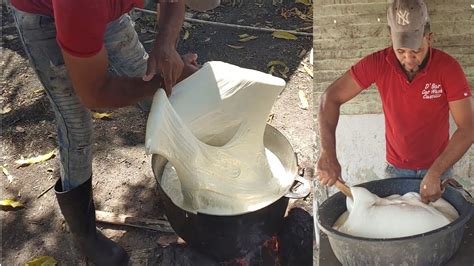 FABRICA EL FAMOSO QUESO DE HOJA OAXACA EN EL PATIO DE SU CASA Y NOS