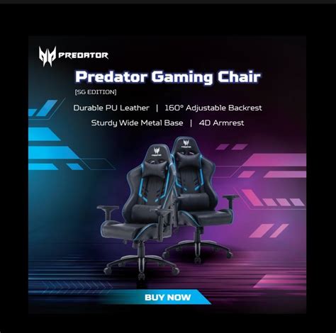 Acer Predator Gaming Chair SG Edition Furniture Home Living