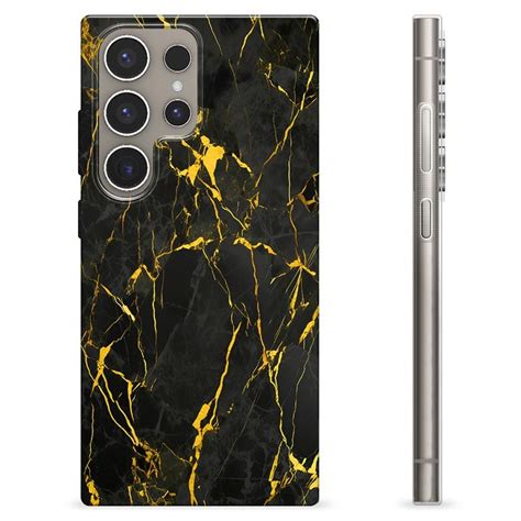 Samsung Galaxy S Ultra Tpu Case Golden Granite