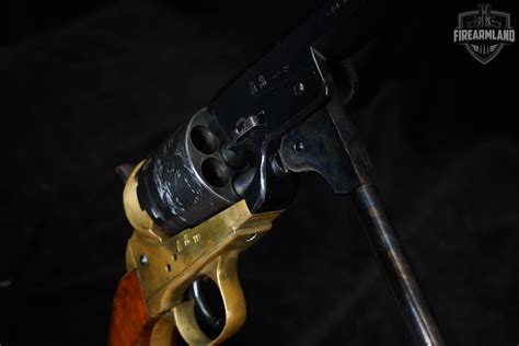 1971 Italian Manufactured Colt 1851 Navy 44 Bpm 75 Blued Engraved