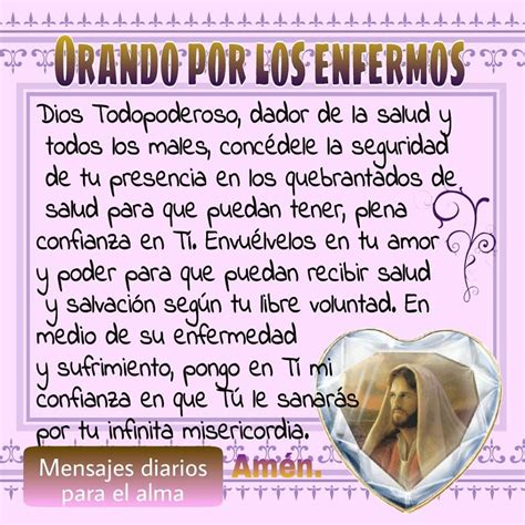 Orando Por Los Enfermos Oraciones Para Enfermos Oraciones Cristianas