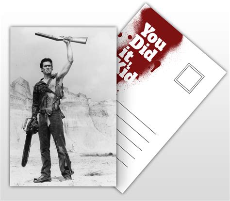 Army Of Darkness This Is My Boomstick Movie Poster Postal Card