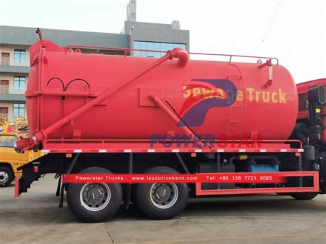 Cost Effective Isuzu Giga Cbm Sewage Tank Truck For Sale Vacuum