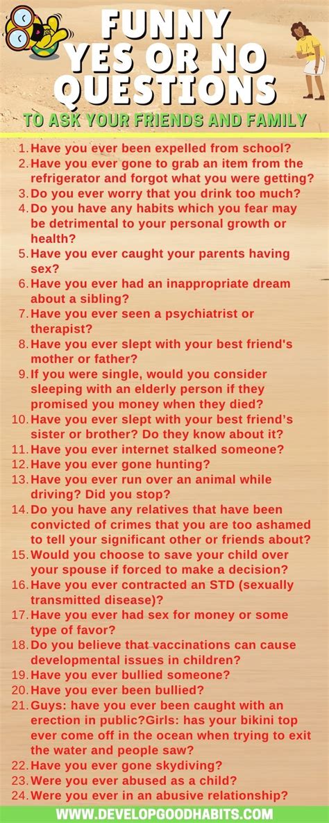 107 Funny Yes or No Questions to Ask Your Friends and Family