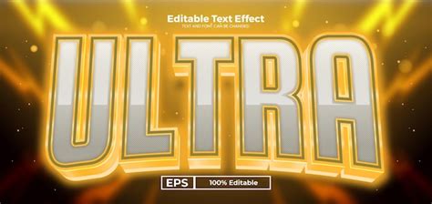 Premium Vector Ultra Editable Text Effect In Modern Trend Style