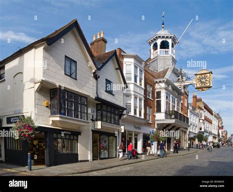 Guildford High Street Surrey England Hi Res Stock Photography And