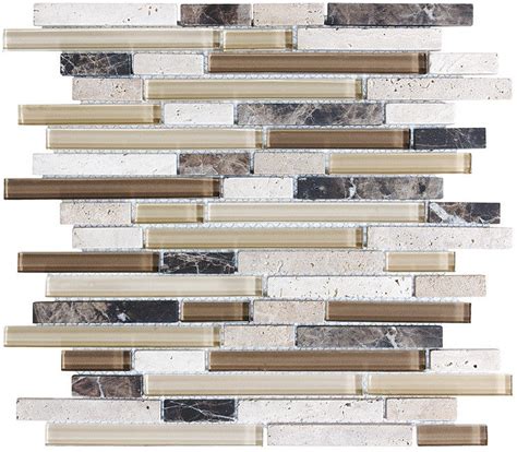 Sheep S Wool Beige Linear Glass Mosaic Tile Rocky Point Tile Online Tile Store