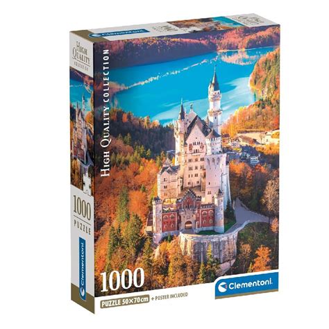 Clementoni High Quality Collection Puzzel Neuschwanstein Stukjes