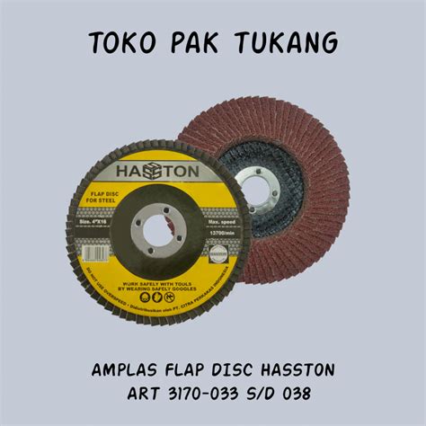 Jual Amplas Flap Disc Hasston Mata Gerinda Amplas Susun