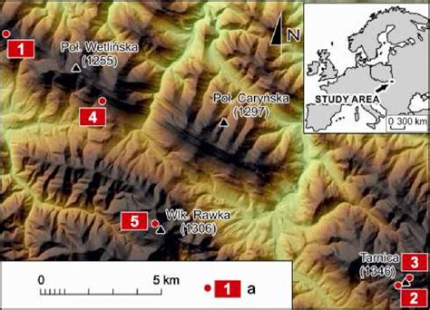 FIGURE. Location of the study area (a -location of the investigated ...