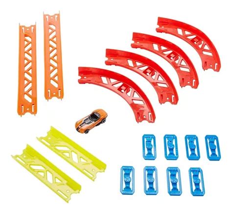 Hot Wheels Paquete De Curvas Complemento Para Pistas Color Meses Sin Inter S
