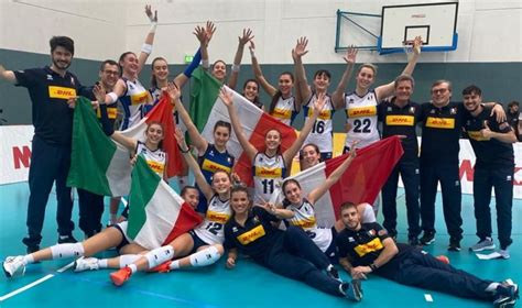 Pallavolo Wevzau W Le Azzurrine Eliminano La Germania E Sfidano Il