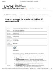 Revisar Entrega De Prueba Actividad Automatizada Pdf