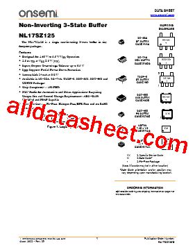 Nl Sz Dtt G Datasheet Pdf On Semiconductor