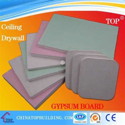 Standard Gypsum Board Fireproof Gypsum Board Waterproof Gypsum Board