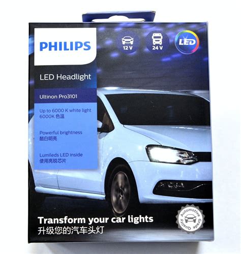 Philips Ultinon Pro Led White Two Bulbs Head Light High Beam