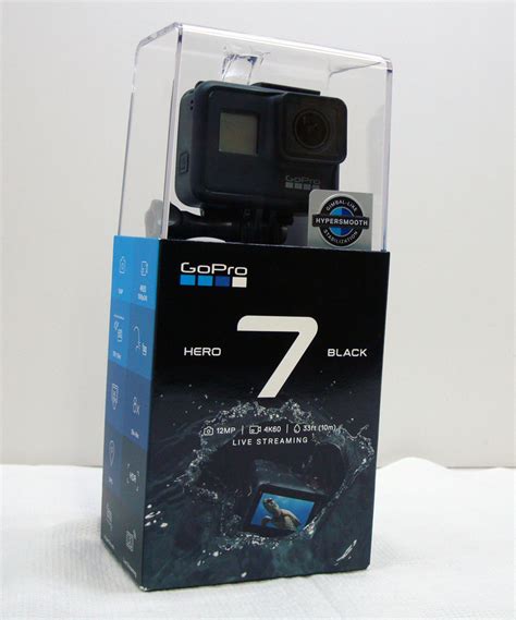 【中古】 Gopro Hero7 Black Chdhx 701 Fw ゴープロ ヒーロー7 ブラック アクションカメラ【60サイズ】【橿原店