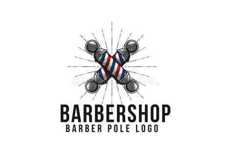 Inspiraci N Para El Dise O Del Logo Del Poste De Barbero Ilustraci N