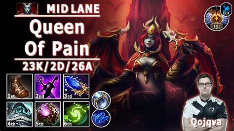 Queen Of Pain Mid Lane E Qojqva Pos Qop Play Dota