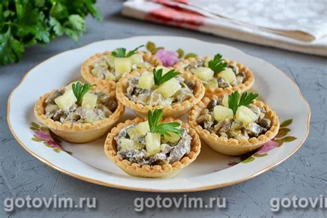 Чем фаршировать тарталетки маленькие рецепт с фото