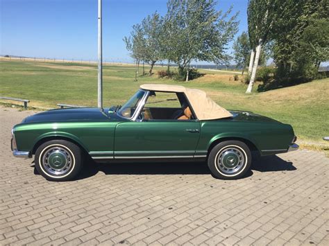 Mercedes 280sl Green Joop Stolze Classic Cars
