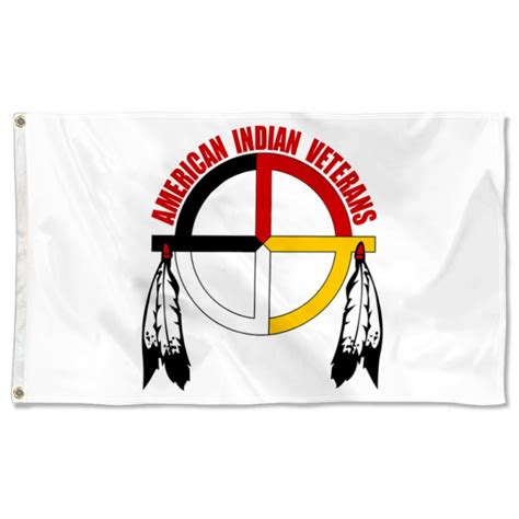 Native American Indian Veteran Flag Banner